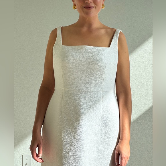 Emilia Wickstead Bridal Cloque Column Wedding Gown UK18 US14 NWT Retail $4200 - Picture 3 of 15